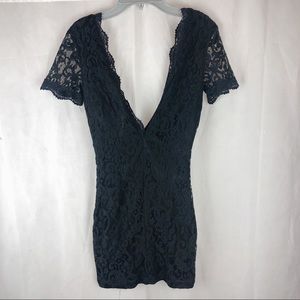 FREE w/ $30 Purchase Tobi lace black dress